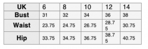 Vanity Sizing Asos