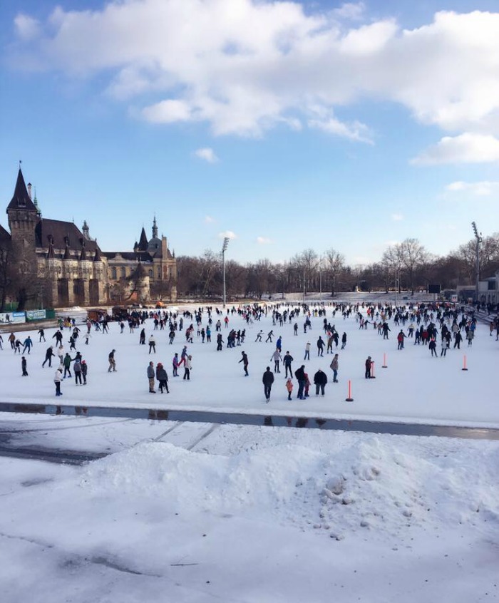 Ice Skating Budapest | January in Budapest
