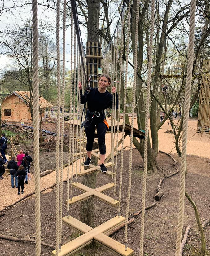Conquering My Fears Lol Jk At Go Ape Coventry Vanity Claire
