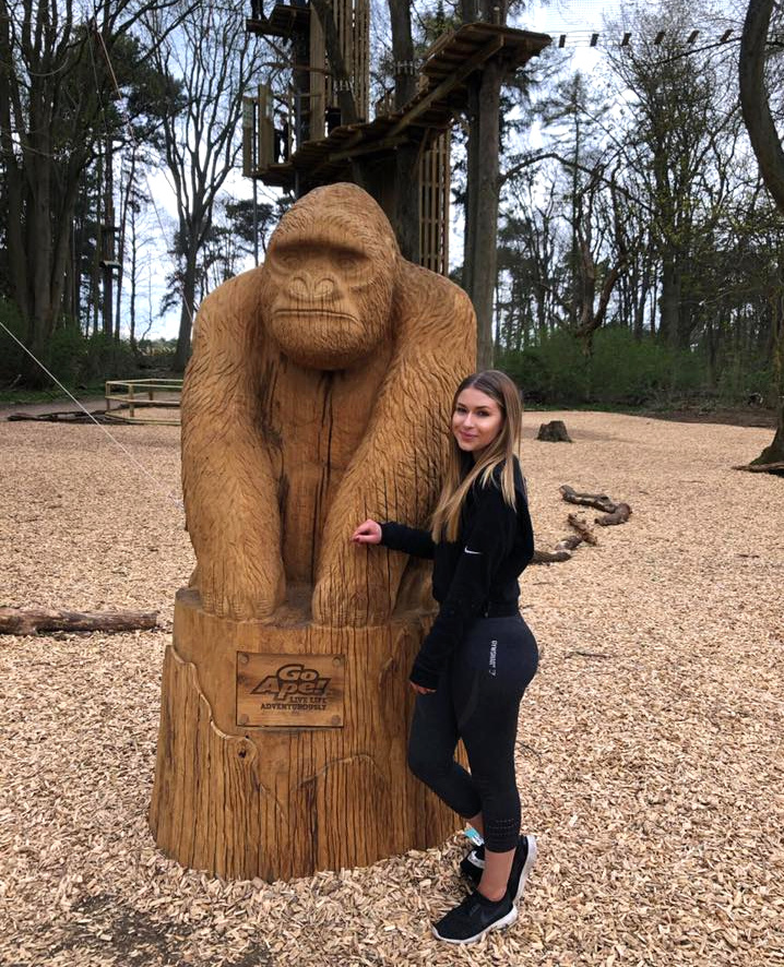 Conquering My Fears Lol Jk At Go Ape Coventry Vanity Claire